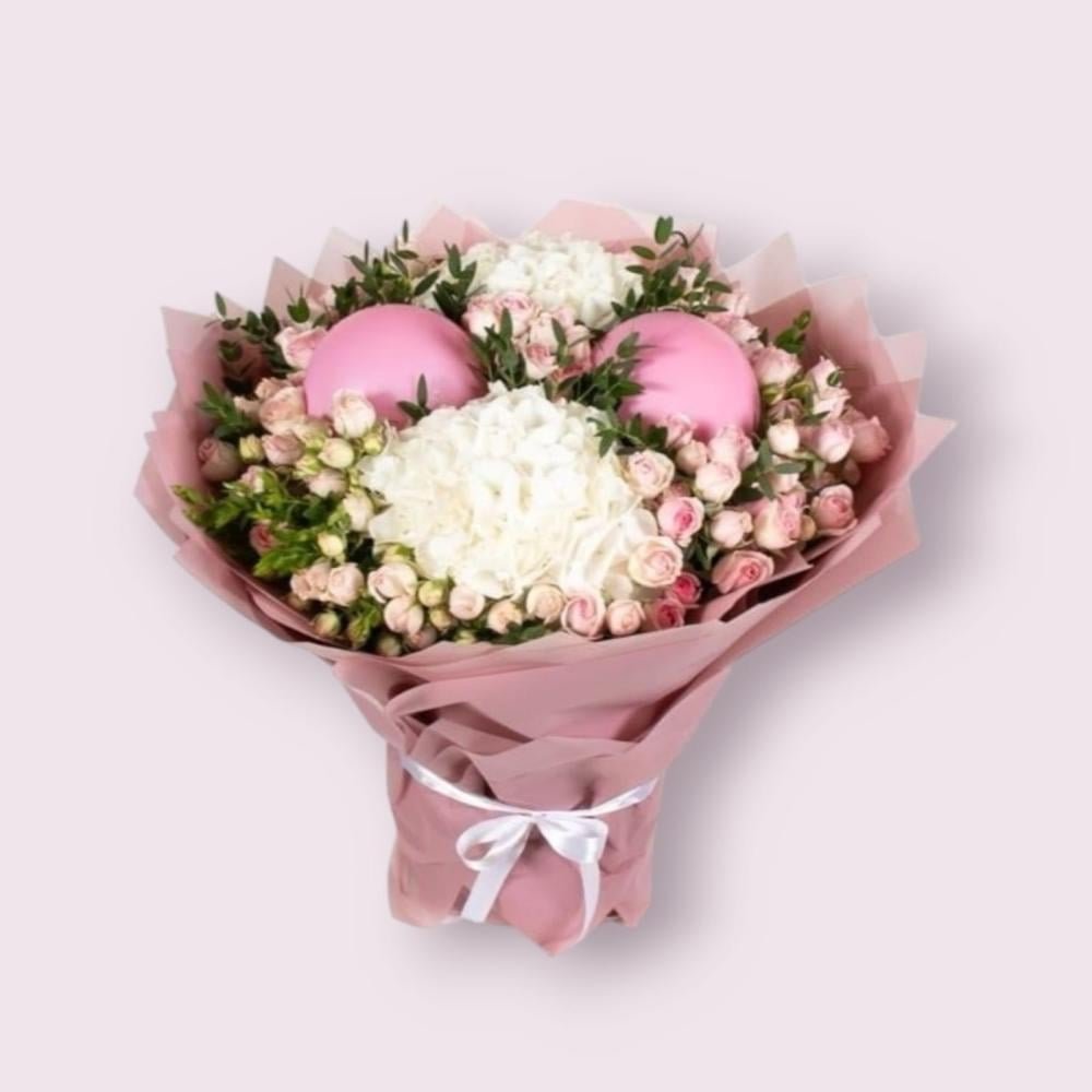 باقة الجمال الوردي